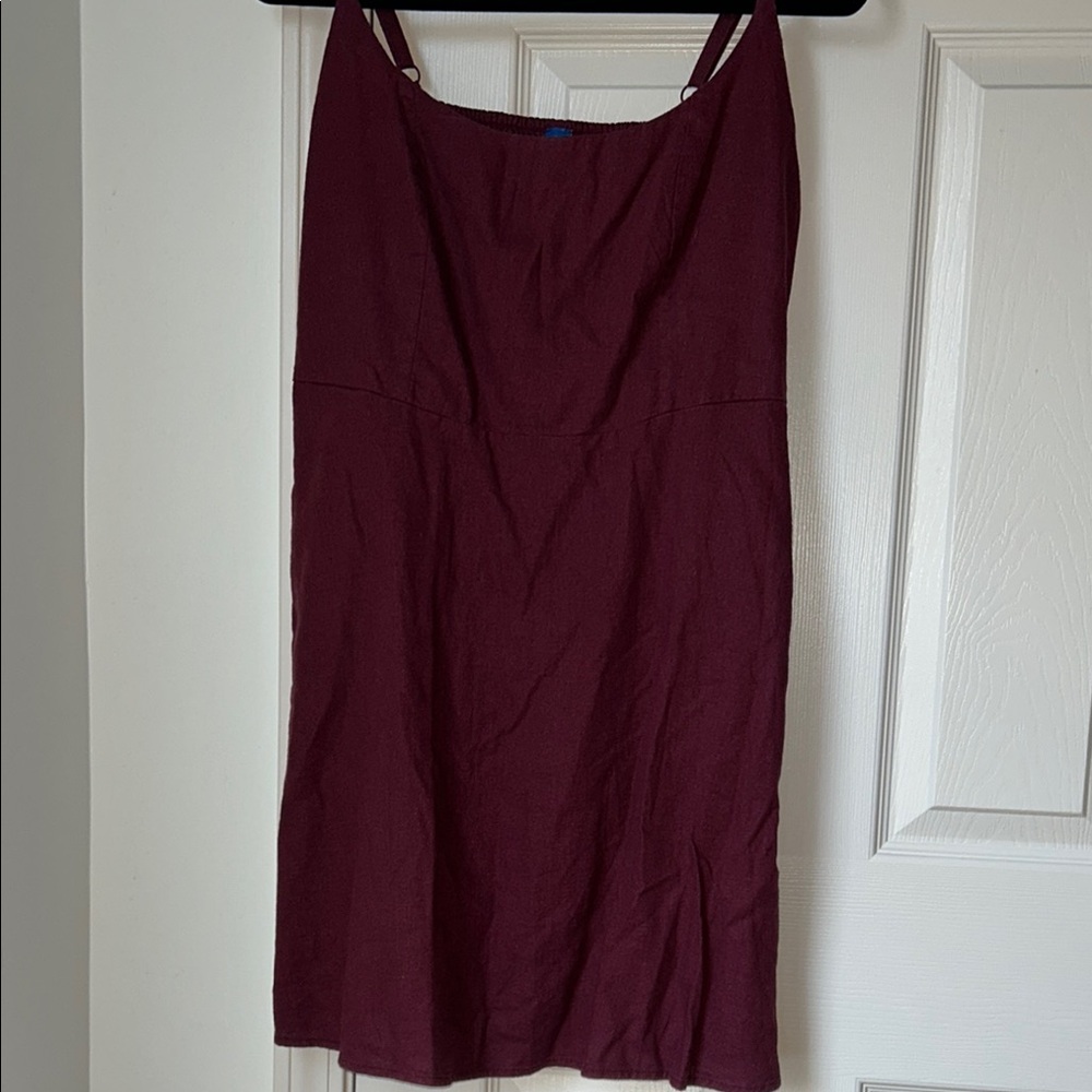 Old Navy Red Mini Slip Dress for Cocktail Nights